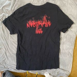 XL black fire Jordan air tee